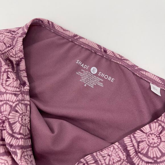 Shade & Shore Pink Mandala Print Bikini Bottom Size Small NWT - Picture 4 of 7